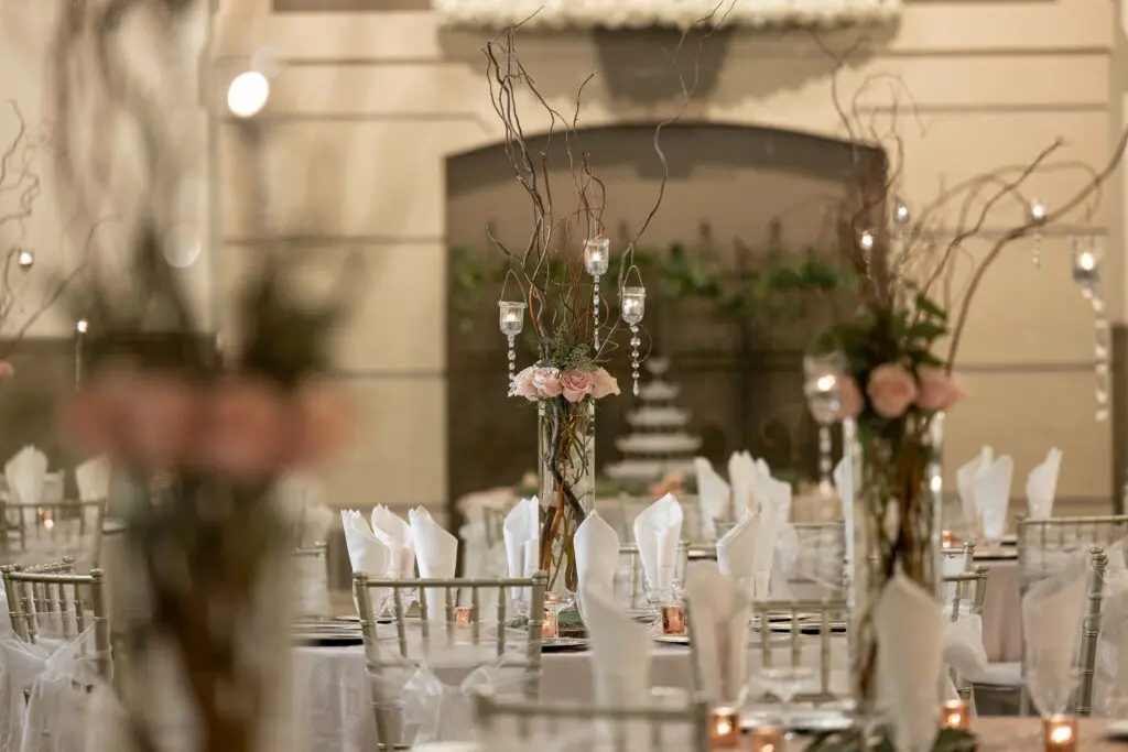 Elegant Pink & champagne wedding