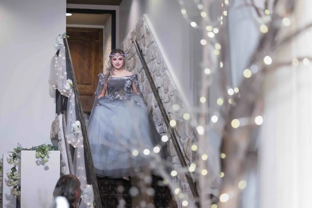 Enchanted Forest quince grand entrance