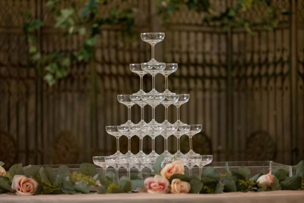 Champagne tower