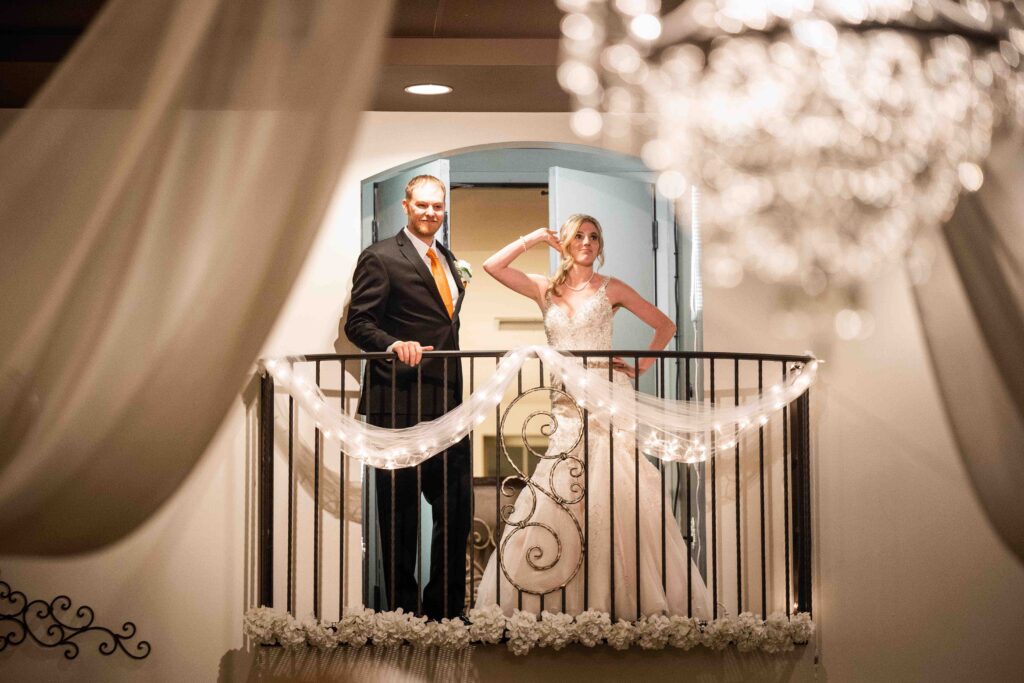 A Bride's Guide to Enjoying Her Wedding - Couple on balcony