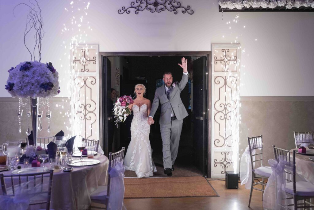 A Bride's Guide to Enjoying Her Wedding - cold sparklers grand entrance