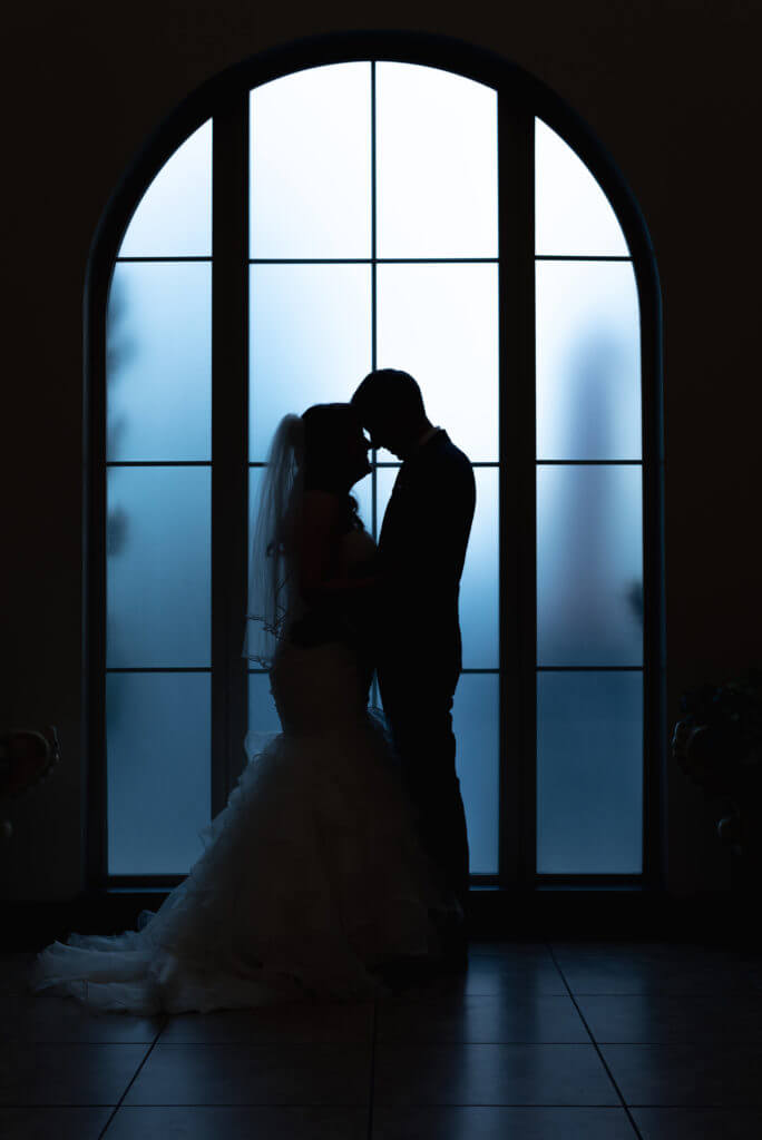 Shot-of-Newlyweds-by-curved-window-at-Bella-Sera_4590-684x1024