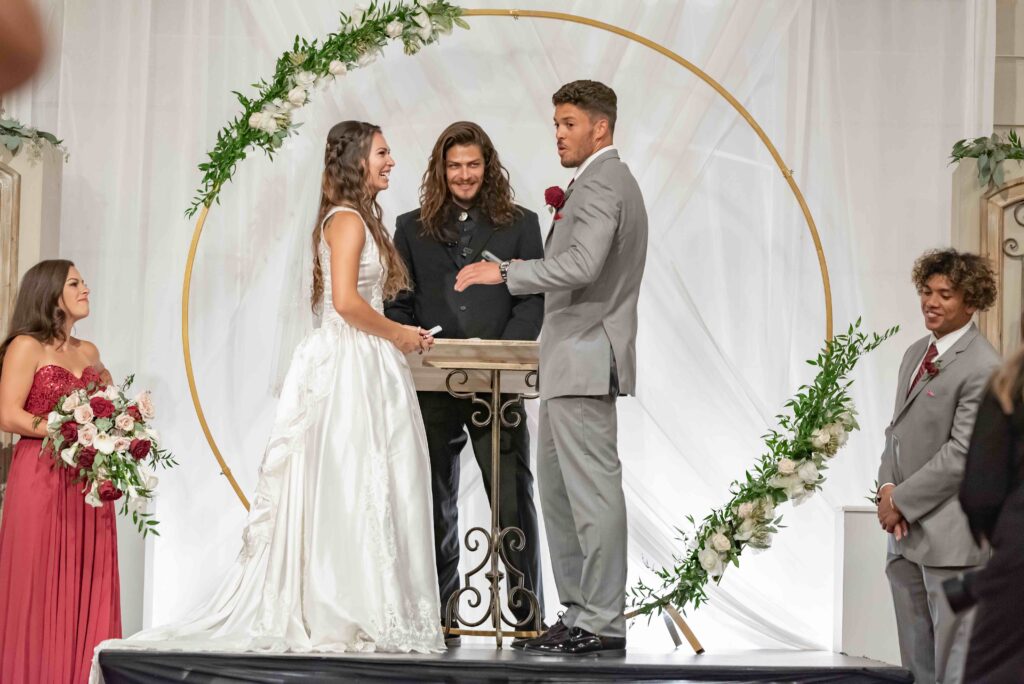 Sibling brother marries his younger sister at her wedding