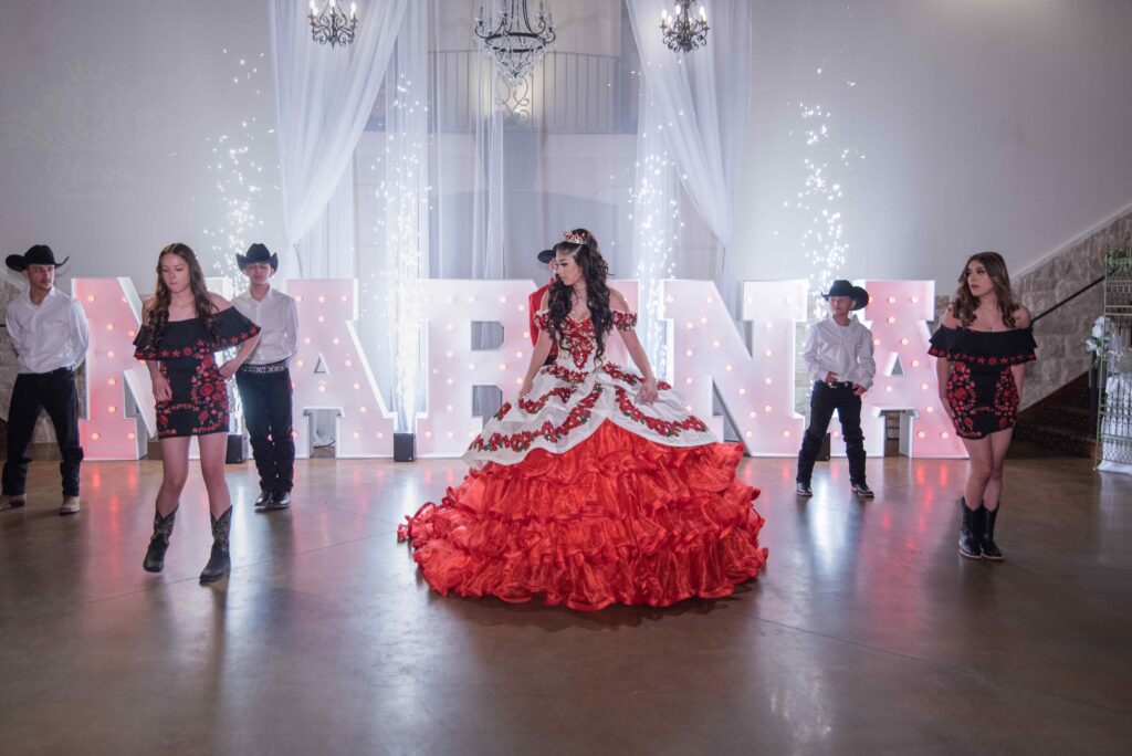 How Much are Quinceanera's? Marquee Letters and Cold Sparklers