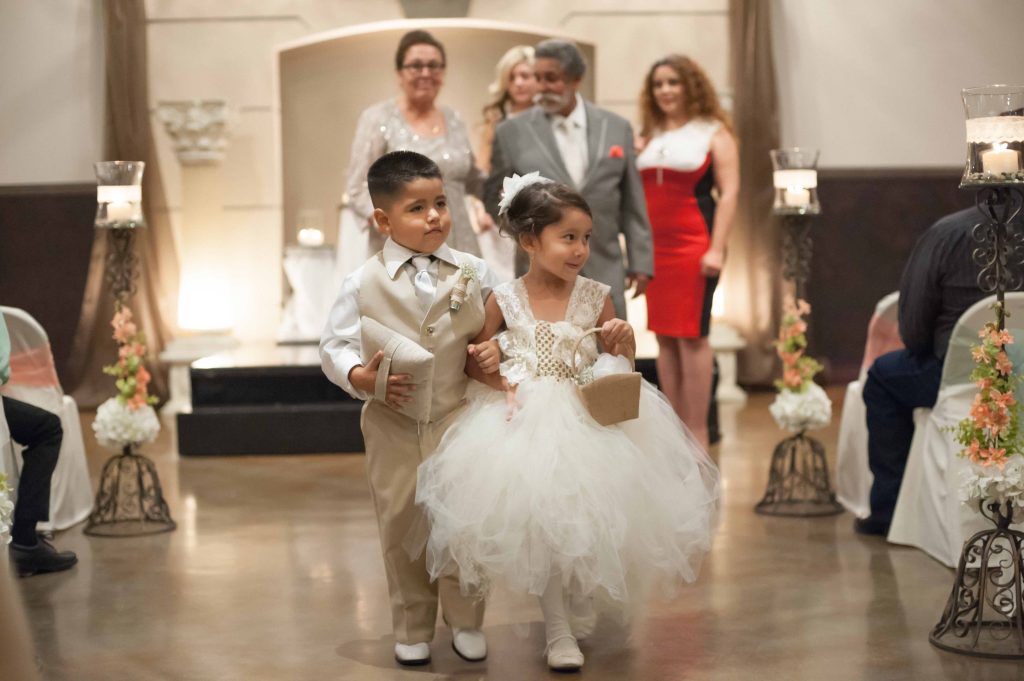 Children at a wedding