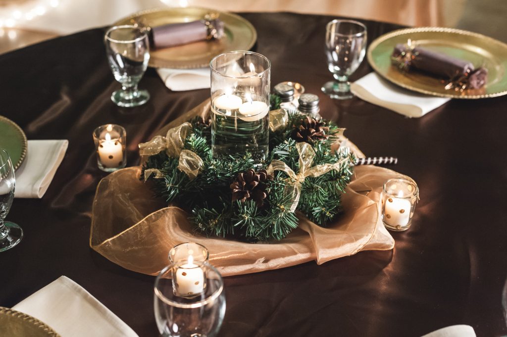 Evergreen centerpiece